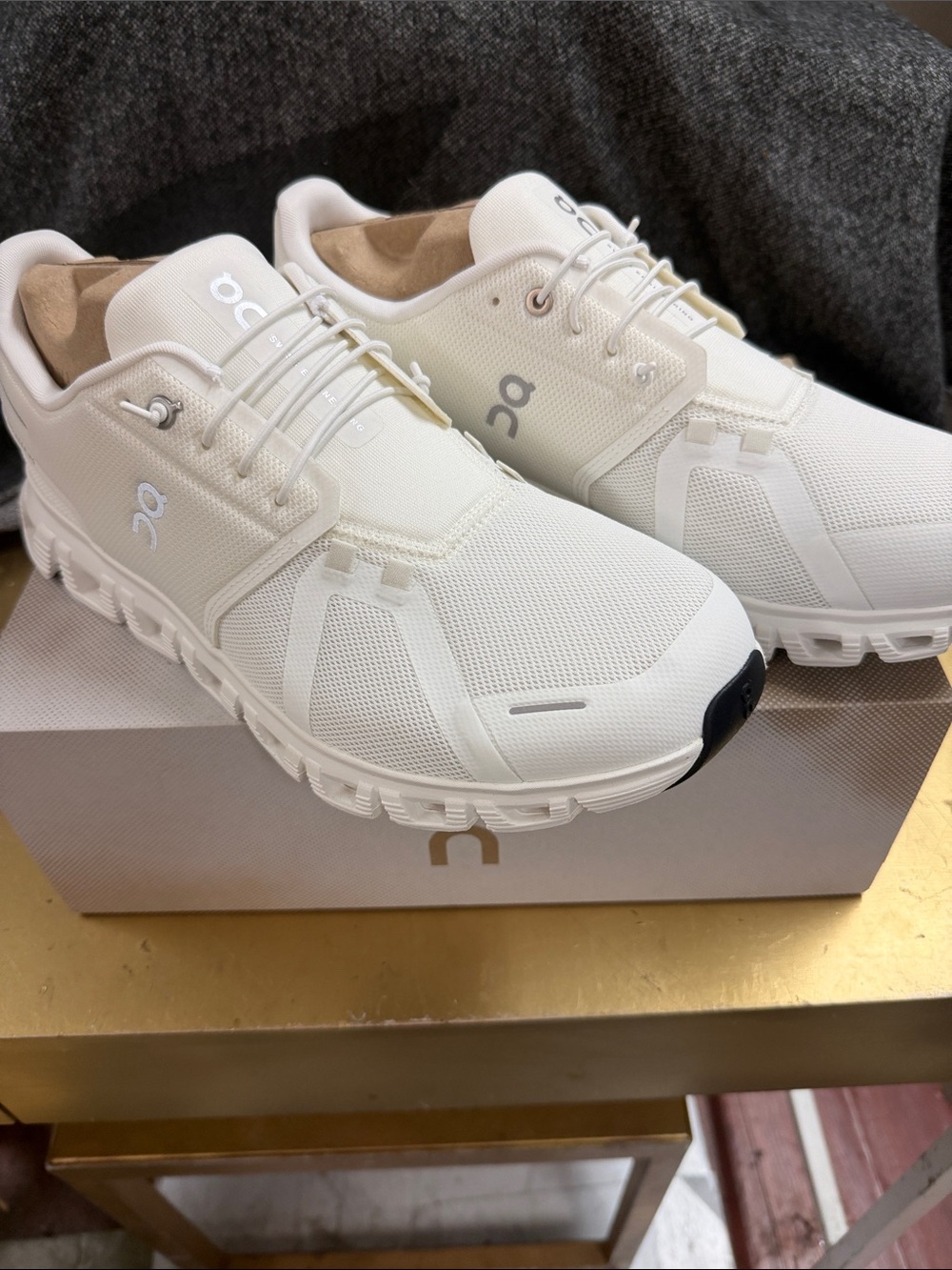 On Running Men’s Cloudnova Sneakers - White with Black Accent